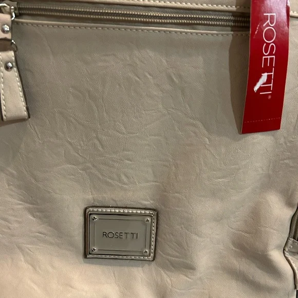 Rosetti Taupe Tote with Braided Straps - Picture 3 of 11